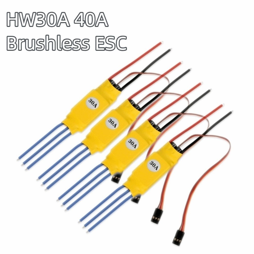 Rc Plane Hobby Zone - HW30A 40A Brushless ESC Banana Head
