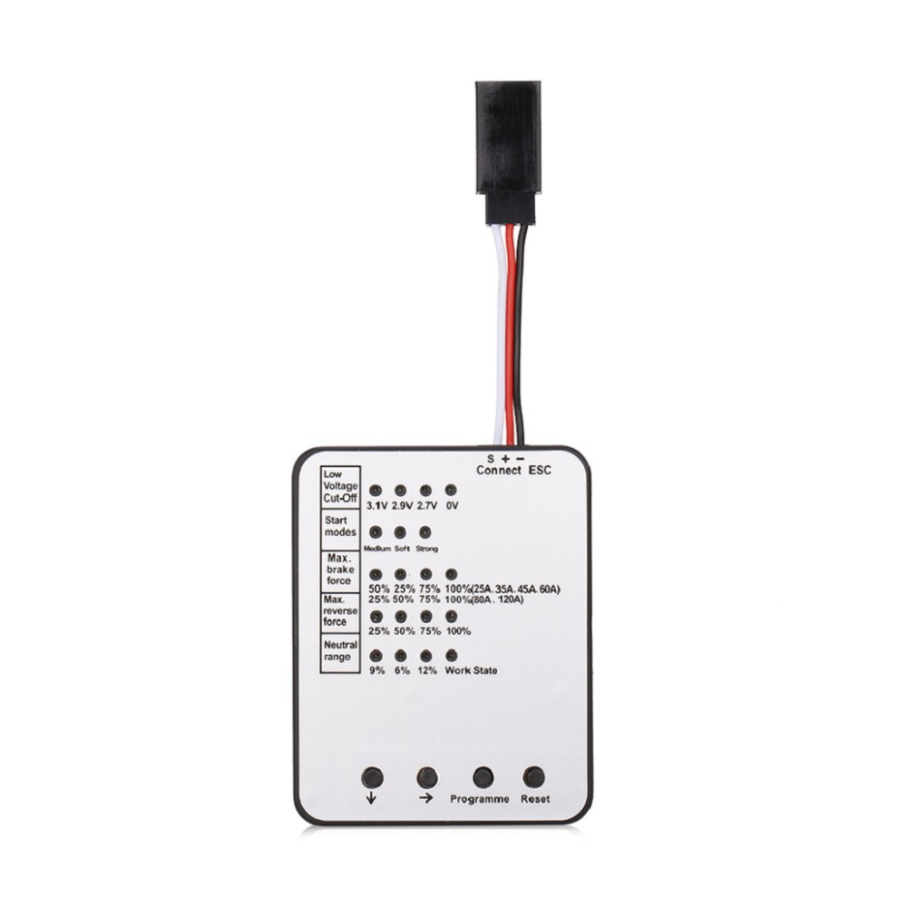 Surpass Hobby LED ESC Program  - Esc Waterproof 60A ulasan dan harga