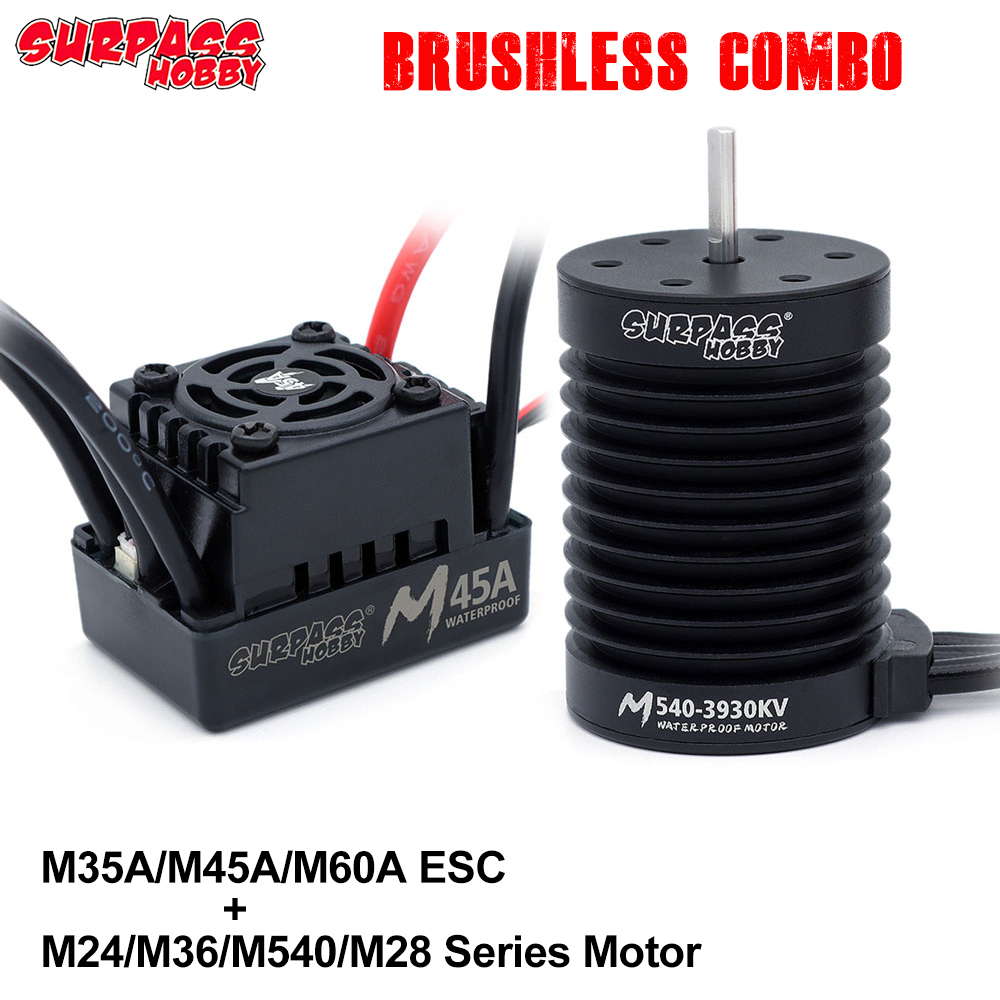 SURPASS HOBBY Brushless Motor  - Esc Waterproof 60A ulasan dan harga