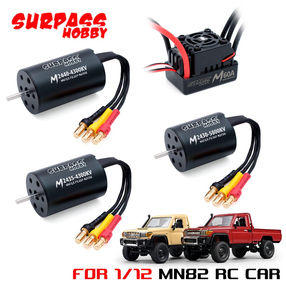 SURPASS HOBBY Brushless Motor  - Esc Waterproof 60A ulasan dan harga