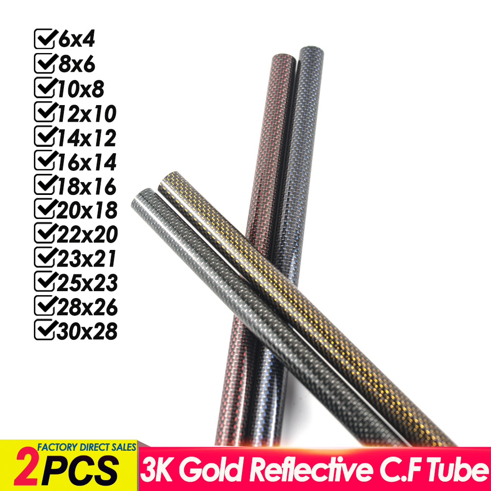 2Pcs 3K Gold Reflective Carbon - Rc Hobby Youtube ulasan dan harga