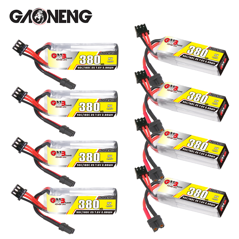 GNB 2S 7.6V 380mAh 90C/180C Li - Fpv Racing Quadcopter ulasan dan harga