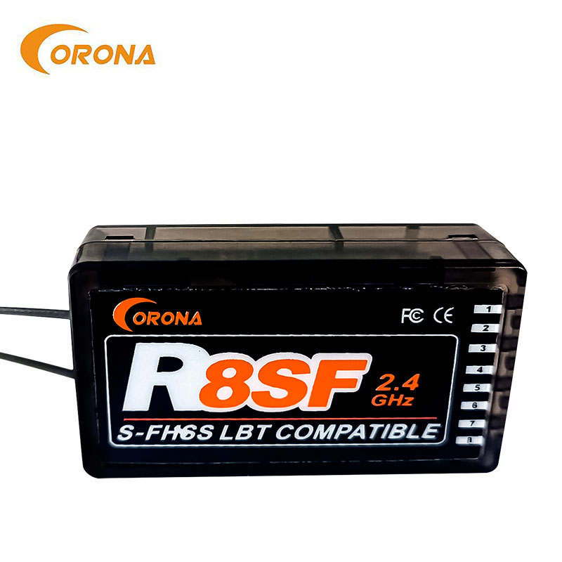 Corona R8SF 8CH 2.4GHz S‑FHSS  - Receiver Sbus 8Ch ulasan dan harga