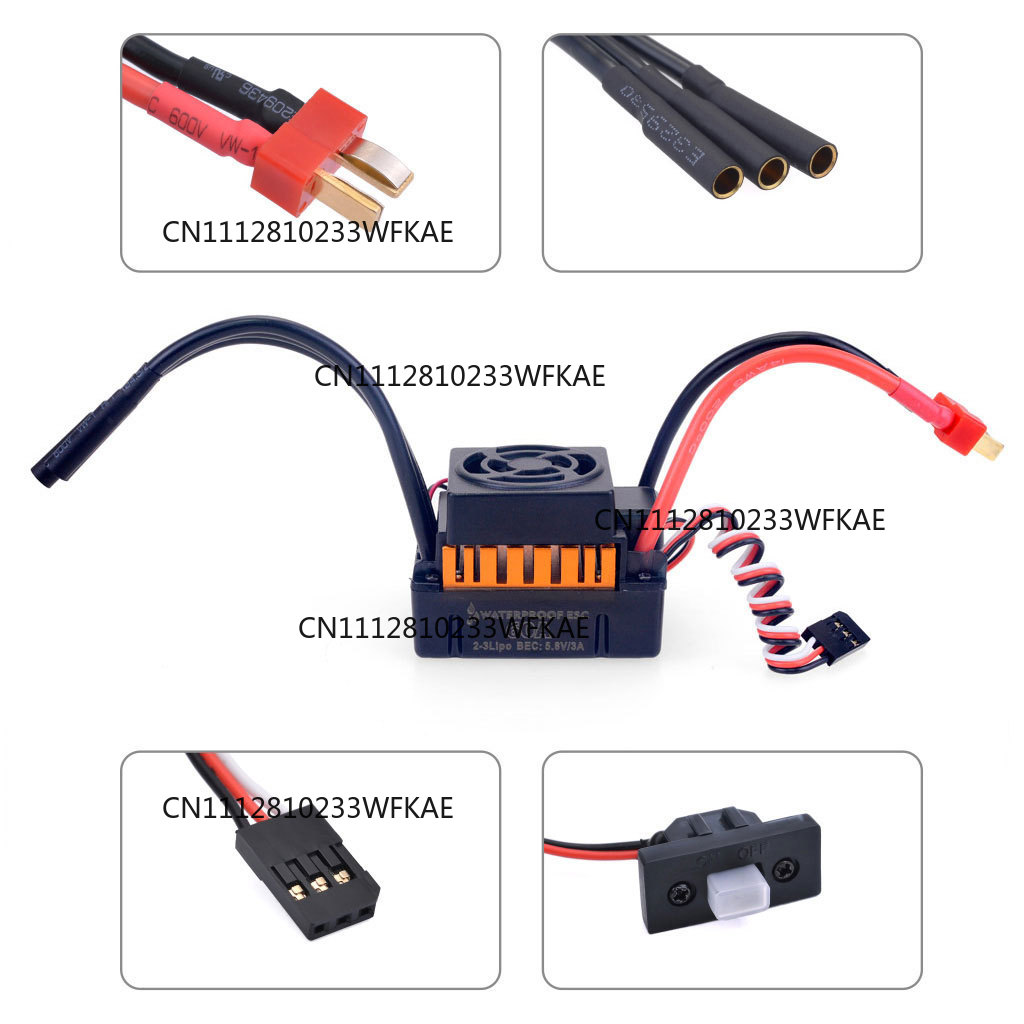 F540 Brushless Motor & 60A Bru - Esc Waterproof 60A ulasan dan harga