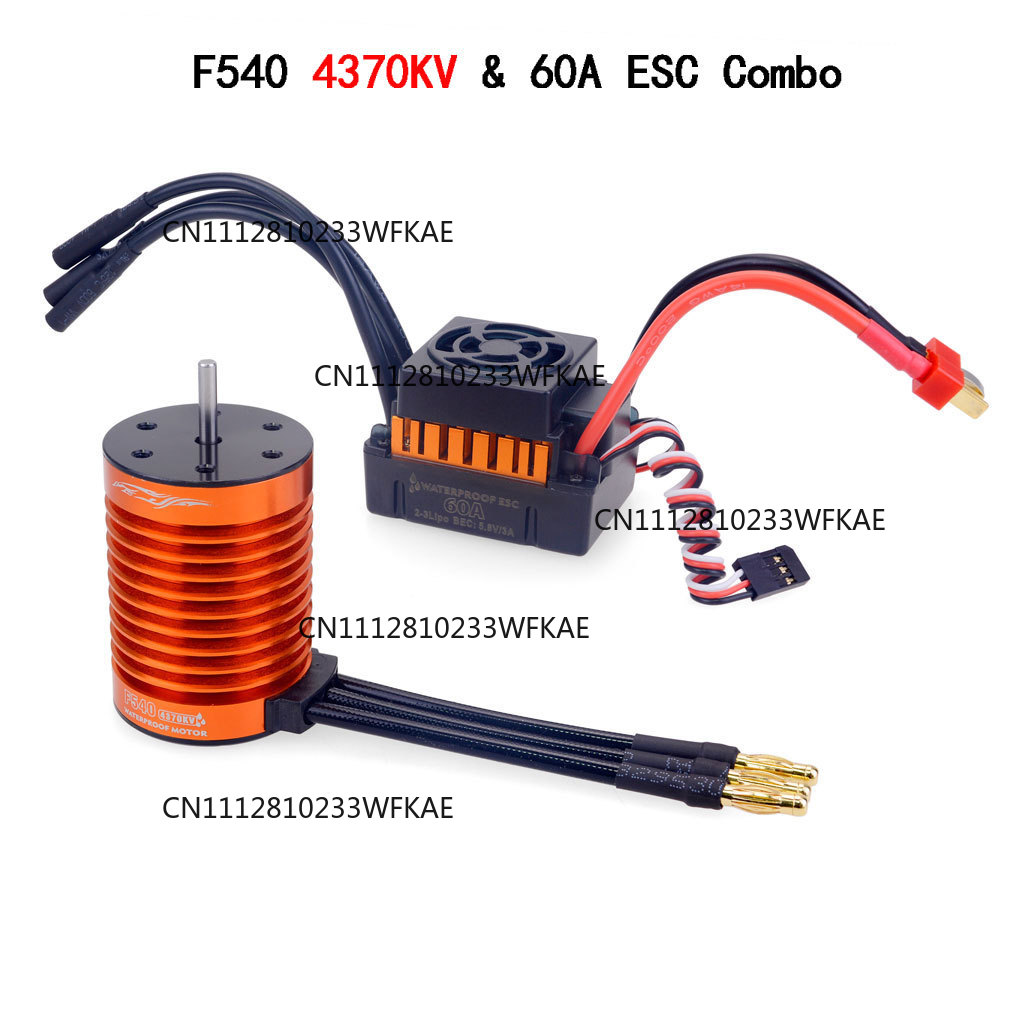 F540 Brushless Motor & 60A Bru - Esc Waterproof 60A ulasan dan harga