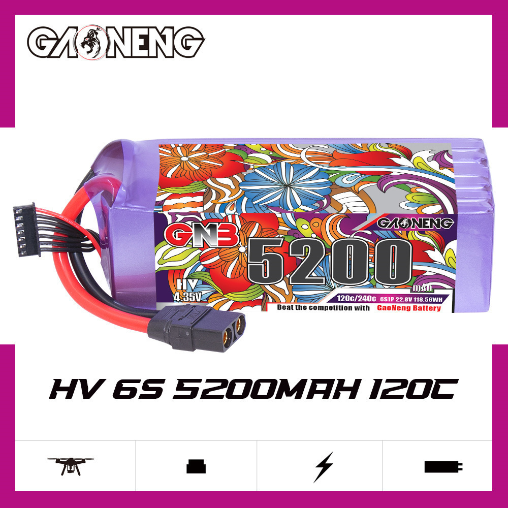 GNB Lipo Battery 6S 22.8V 3000 - Fpv Racing Quadcopter ulasan dan harga