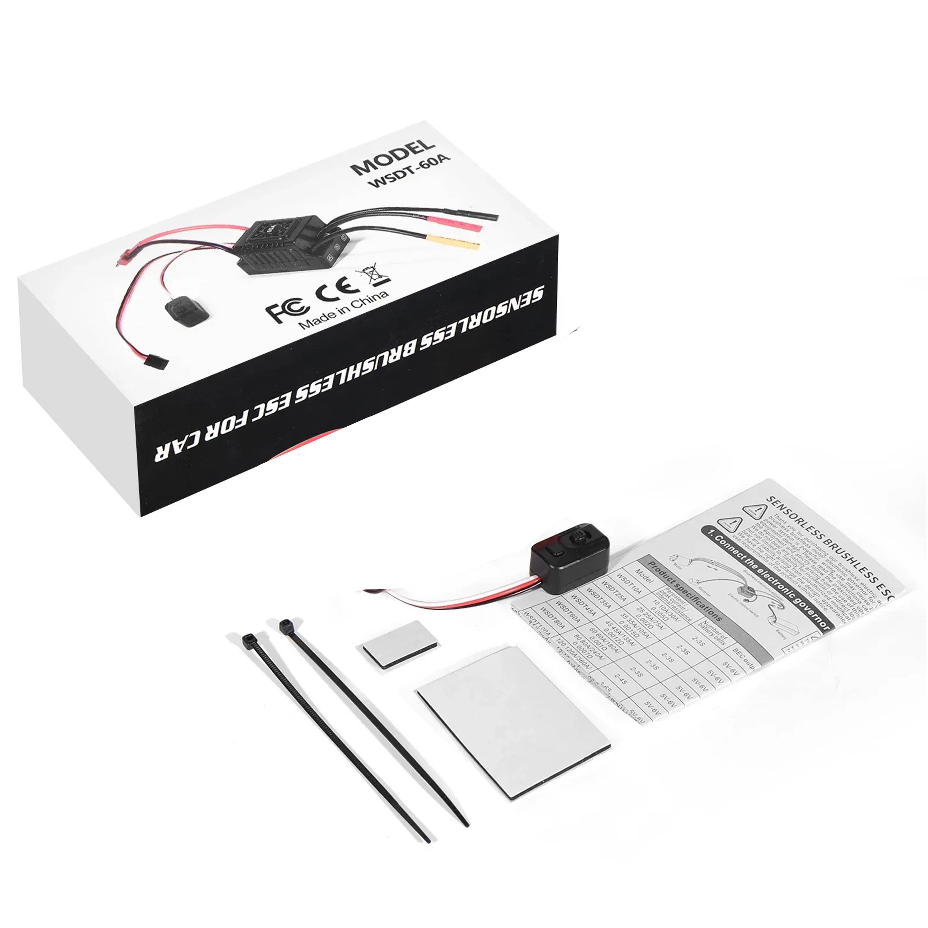 NEEBRC 45A 60A Brushless ESC W - Esc Waterproof 60A ulasan dan harga
